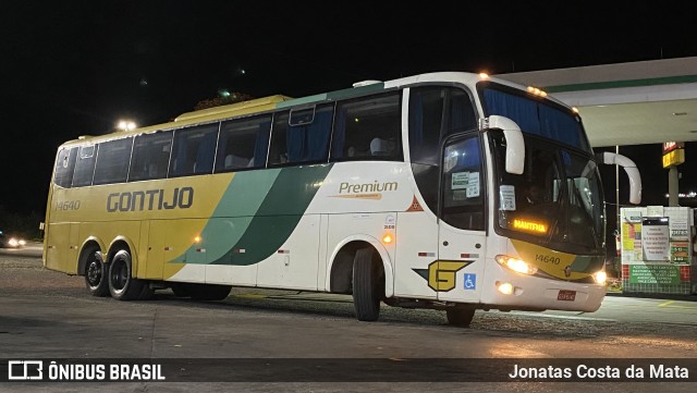 Empresa Gontijo de Transportes 14640 na cidade de João Monlevade, Minas Gerais, Brasil, por Jonatas Costa da Mata. ID da foto: 11115247.