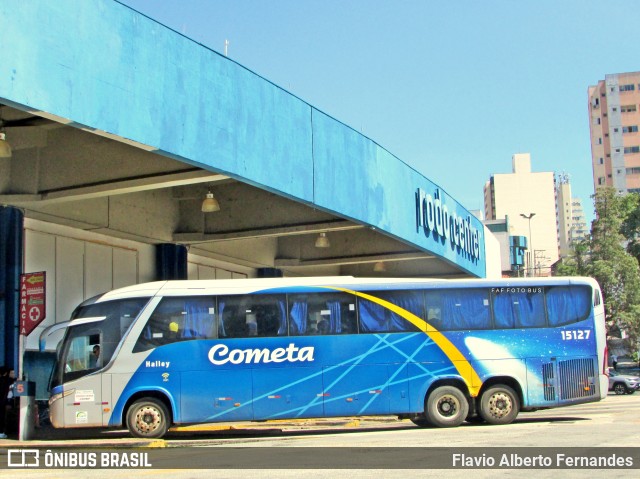 Viação Cometa 15127 na cidade de Sorocaba, São Paulo, Brasil, por Flavio Alberto Fernandes. ID da foto: 11114941.