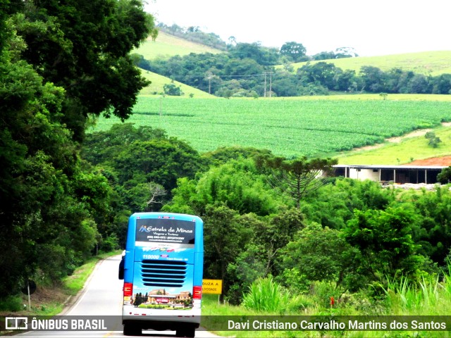 Estrela de Minas Viagens e Turismo 110000 na cidade de Cruzília, Minas Gerais, Brasil, por Davi Cristiano Carvalho Martins dos Santos. ID da foto: 11115458.