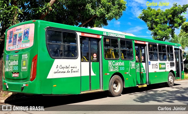 Viação Paraense Cuiabá Transportes 1115 na cidade de Cuiabá, Mato Grosso, Brasil, por Carlos Júnior. Número da foto: #11115671.