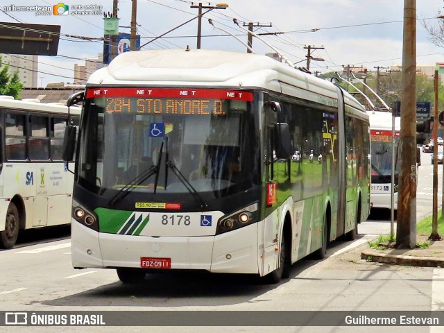 Next Mobilidade - ABC Sistema de Transporte 8178 na cidade de Santo André, São Paulo, Brasil, por Guilherme Estevan. ID da foto: 11115105.