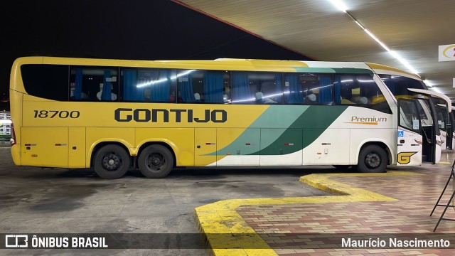 Empresa Gontijo de Transportes 18700 na cidade de João Monlevade, Minas Gerais, Brasil, por Maurício Nascimento. ID da foto: 11115786.