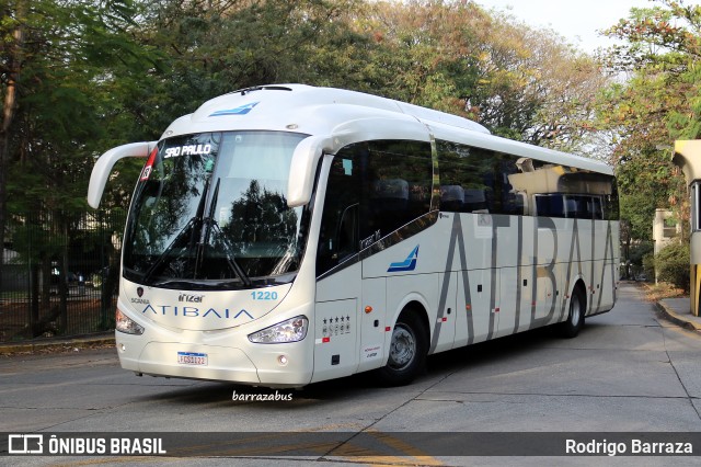 Viação Atibaia São Paulo 1220 na cidade de São Paulo, São Paulo, Brasil, por Rodrigo Barraza. ID da foto: 11115172.