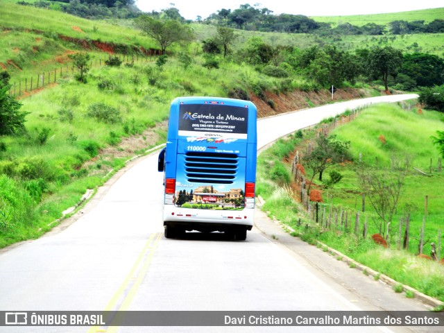 Estrela de Minas Viagens e Turismo 110000 na cidade de Cruzília, Minas Gerais, Brasil, por Davi Cristiano Carvalho Martins dos Santos. ID da foto: 11115472.