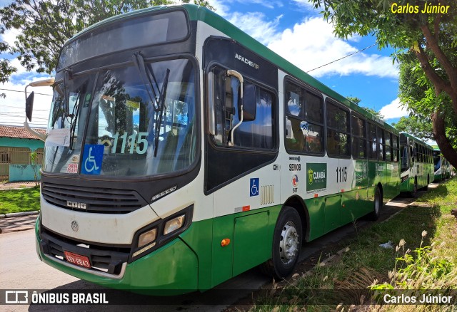 Viação Paraense Cuiabá Transportes 1115 na cidade de Cuiabá, Mato Grosso, Brasil, por Carlos Júnior. Número da foto: #11115667.
