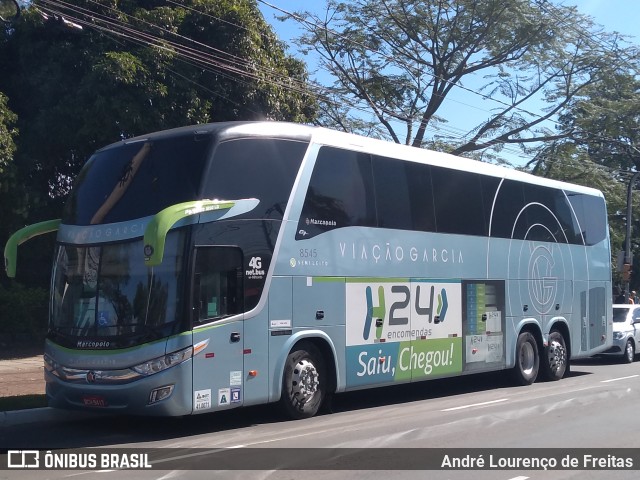 Viação Garcia 8545 na cidade de Porto Alegre, Rio Grande do Sul, Brasil, por André Lourenço de Freitas. ID da foto: 11115857.