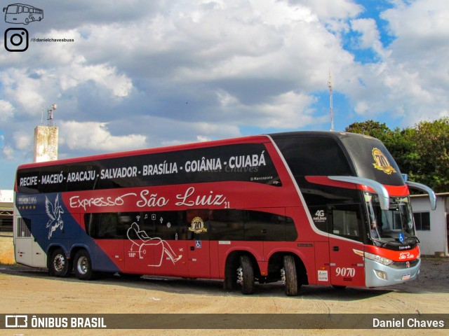 Expresso São Luiz 9070 na cidade de SCIA, Distrito Federal, Brasil, por Daniel Chaves. Número da foto: #11114630.