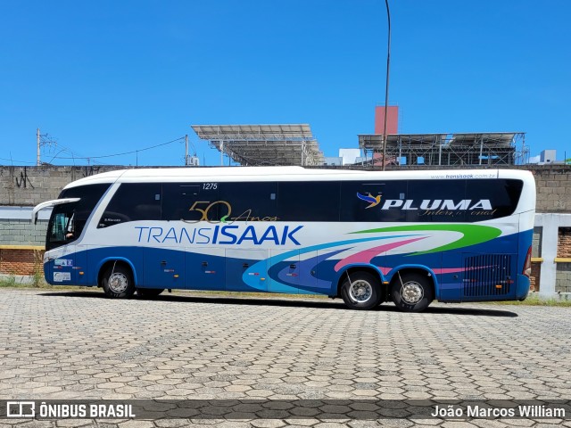 Trans Isaak Turismo 1275 na cidade de Divinópolis, Minas Gerais, Brasil, por João Marcos William. ID da foto: 11118424.