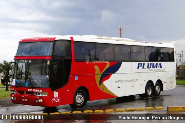 Pluma Conforto e Turismo 4926 na cidade de Resende, Rio de Janeiro, Brasil, por Paulo Henrique Pereira Borges. ID da foto: 11117884.