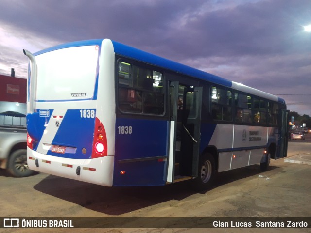Transvida Transporte Coletivo 1838 na cidade de Ji-Paraná, Rondônia, Brasil, por Gian Lucas  Santana Zardo. Número da foto: #11117399.