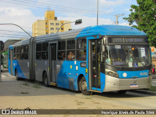 VB Transportes e Turismo 1443 na cidade de Campinas, São Paulo, Brasil, por Henrique Alves de Paula Silva. ID da foto: 11116860.