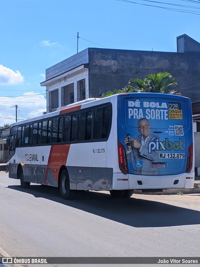 Evanil Transportes e Turismo RJ 132.079 na cidade de Nova Iguaçu, Rio de Janeiro, Brasil, por João Vitor Soares. ID da foto: 11117403.