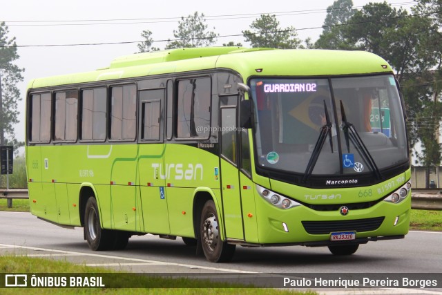 Tursan - Turismo Santo André 668 na cidade de Porto Real, Rio de Janeiro, Brasil, por Paulo Henrique Pereira Borges. Número da foto: #11117053.