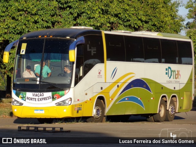 Viação Norte Express 0000 na cidade de Palmas, Tocantins, Brasil, por Lucas Ferreira dos Santos Gomes. Número da foto: #11118470.