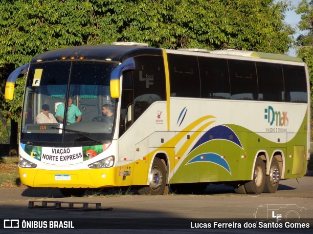 Viação Norte Express 0000 na cidade de Palmas, Tocantins, Brasil, por Lucas Ferreira dos Santos Gomes. ID da foto: 11118470.