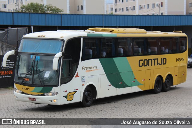 Empresa Gontijo de Transportes 14685 na cidade de Resende, Rio de Janeiro, Brasil, por José Augusto de Souza Oliveira. ID da foto: 11120295.