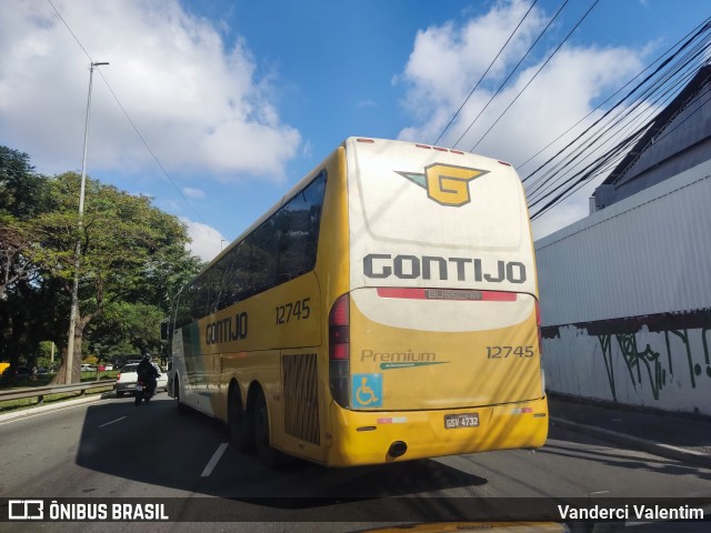 Empresa Gontijo de Transportes 12745 na cidade de São Paulo, São Paulo, Brasil, por Vanderci Valentim. ID da foto: 11118878.