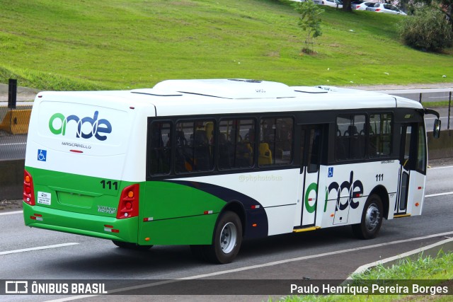 JH de Paula Transporte e Turismo 111 na cidade de Resende, Rio de Janeiro, Brasil, por Paulo Henrique Pereira Borges. Número da foto: #11120325.