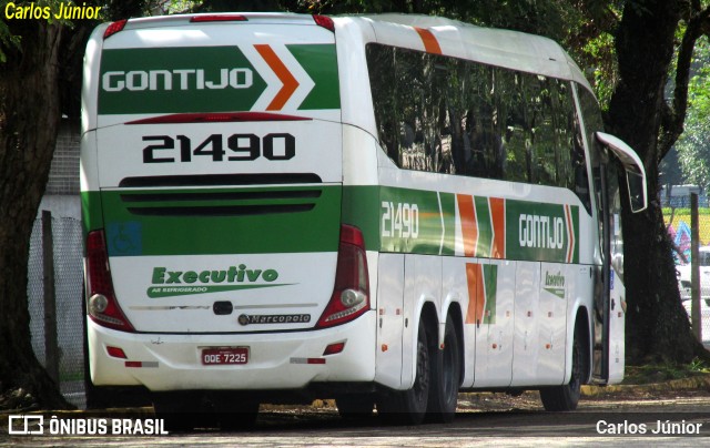 Empresa Gontijo de Transportes 21490 na cidade de São Paulo, São Paulo, Brasil, por Carlos Júnior. ID da foto: 11121179.