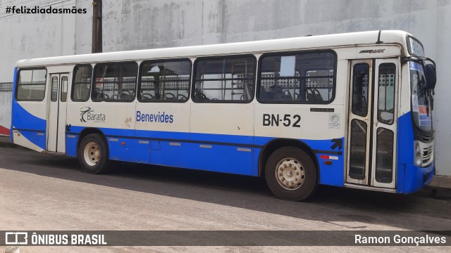 Transportes Barata BN-52 na cidade de Ananindeua, Pará, Brasil, por Ramon Gonçalves. Número da foto: #11121168.