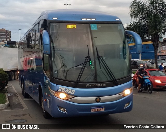 Viação Águia Branca 26390 na cidade de Cariacica, Espírito Santo, Brasil, por Everton Costa Goltara. Número da foto: #11119193.