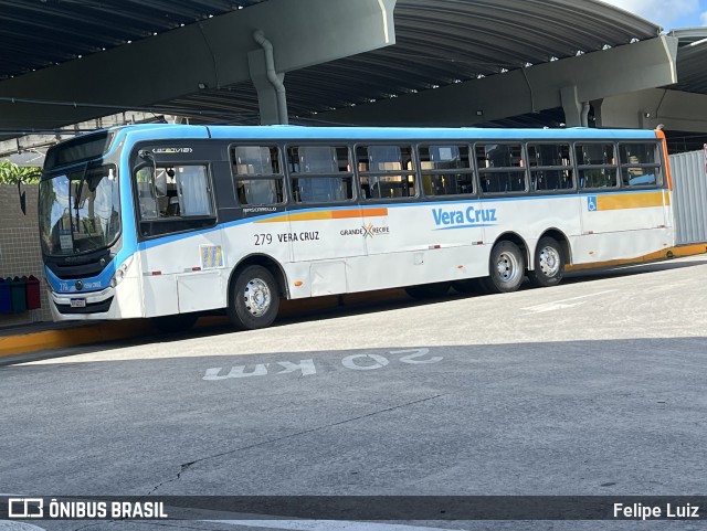 Expresso Vera Cruz 279 na cidade de Recife, Pernambuco, Brasil, por Felipe Luiz. Número da foto: #11120774.