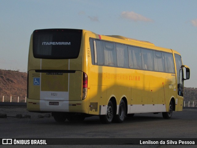 Viação Itapemirim 9521 na cidade de Taquaritinga do Norte, Pernambuco, Brasil, por Lenilson da Silva Pessoa. ID da foto: 11120103.