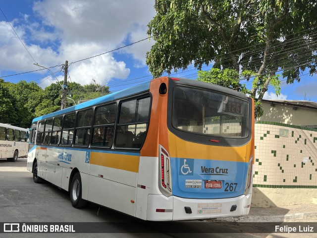 Expresso Vera Cruz 267 na cidade de Recife, Pernambuco, Brasil, por Felipe Luiz. ID da foto: 11120748.