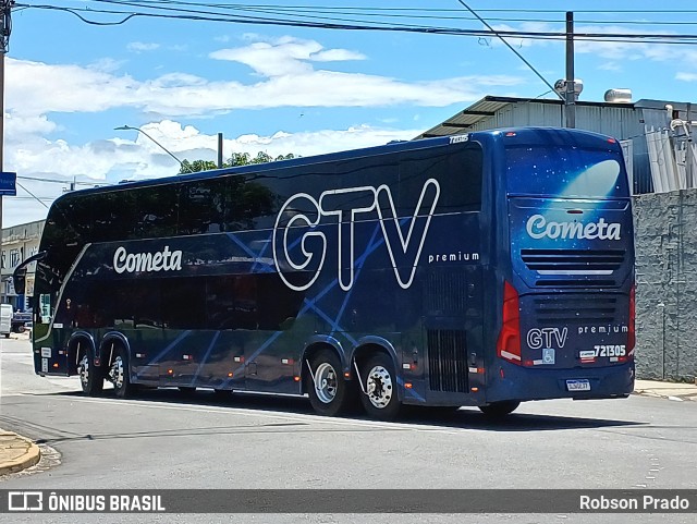 Viação Cometa 721305 na cidade de São José dos Campos, São Paulo, Brasil, por Robson Prado. ID da foto: 11118790.