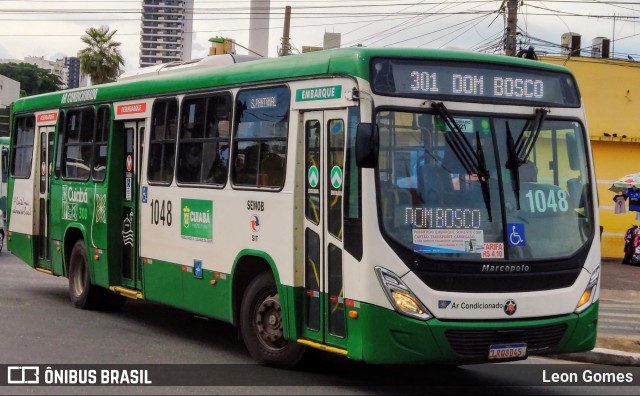 Viação Paraense Cuiabá Transportes 1048 na cidade de Cuiabá, Mato Grosso, Brasil, por Leon Gomes. Número da foto: #11121006.