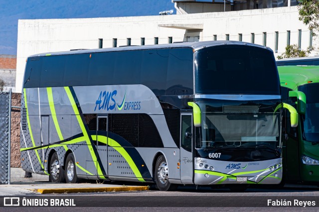 AMS - Autobuses Mares del Sur 6007 na cidade de Morelia, Michoacán, México, por Fabián Reyes. ID da foto: 11121264.