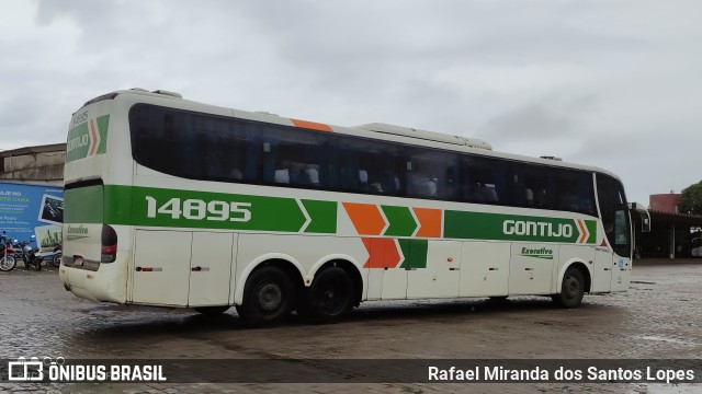 Empresa Gontijo de Transportes 14895 na cidade de Vitória da Conquista, Bahia, Brasil, por Rafael Miranda dos Santos Lopes. ID da foto: 11123462.