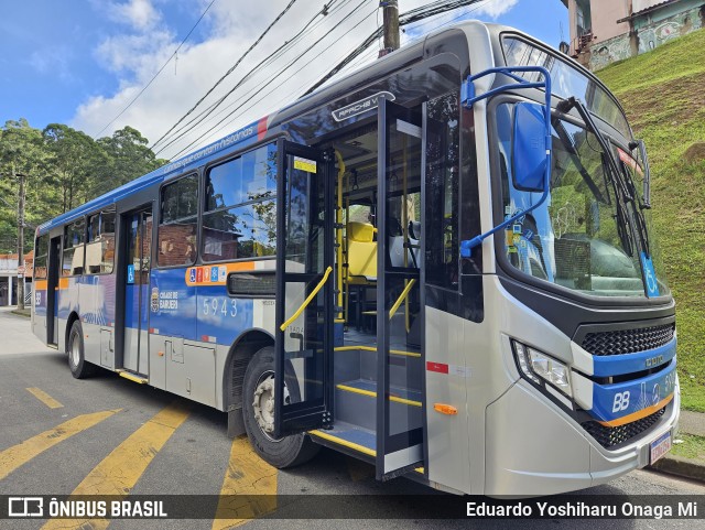 BBTT - Benfica Barueri Transporte e Turismo 5943 na cidade de Santana de Parnaíba, São Paulo, Brasil, por Eduardo Yoshiharu Onaga Mi. Número da foto: #11121445.