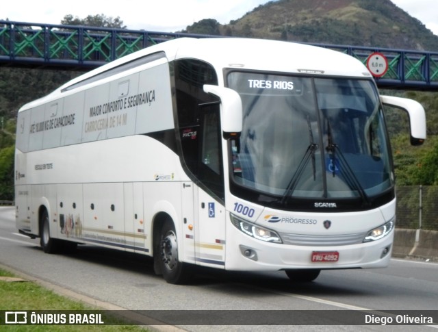 Viação Progresso 1000 na cidade de Petrópolis, Rio de Janeiro, Brasil, por Diego Oliveira. ID da foto: 11123529.