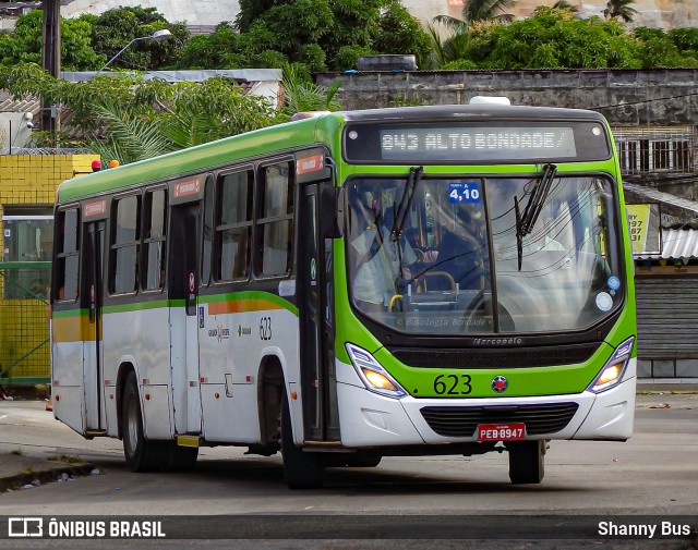 Rodoviária Caxangá 623 na cidade de Olinda, Pernambuco, Brasil, por Shanny Bus. ID da foto: 11121651.