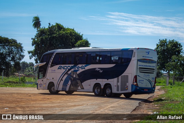 Empresa de Transportes Andorinha 7007 na cidade de Cáceres, Mato Grosso, Brasil, por Allan Rafael. ID da foto: 11124263.