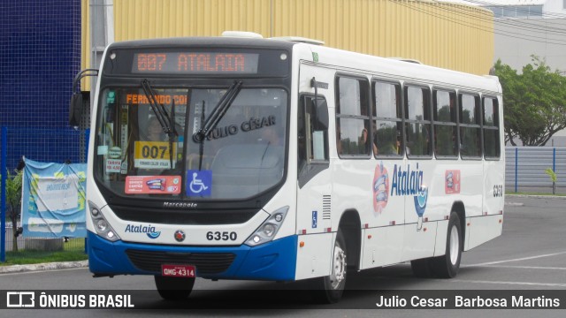 Viação Atalaia Transportes 6342 na cidade de Aracaju, Sergipe, Brasil, por Julio Cesar  Barbosa Martins. Número da foto: #11121732.