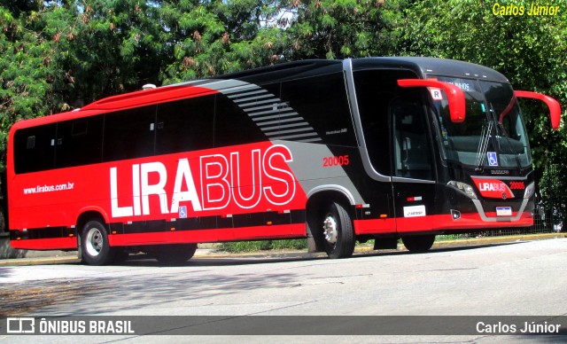 Lirabus 20005 na cidade de São Paulo, São Paulo, Brasil, por Carlos Júnior. Número da foto: #11121230.