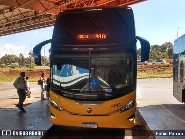 Rápido Federal 22481 na cidade de Brasília, Distrito Federal, Brasil, por Fábio Paixão. Número da foto: #11121594.