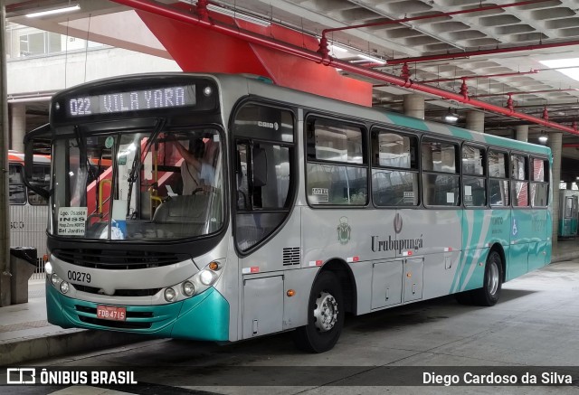 Auto Viação Urubupungá 00279 na cidade de Osasco, São Paulo, Brasil, por Diego Cardoso da Silva. Número da foto: #11122277.