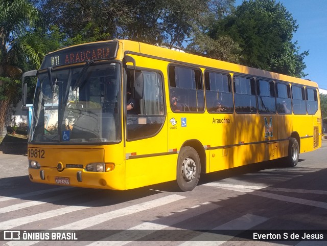 Araucária Transportes Coletivos 19812 na cidade de Araucária, Paraná, Brasil, por Everton S de Jesus. Número da foto: #11121790.