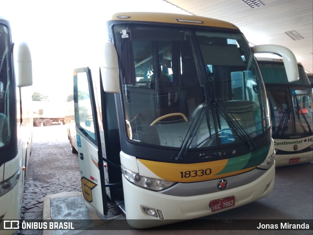 Empresa Gontijo de Transportes 18330 na cidade de Ribeirão Preto, São Paulo, Brasil, por Jonas Miranda. ID da foto: 11122221.