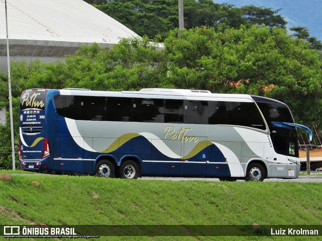 Pet Tur - Rms Transporte e Turismo 3002 na cidade de Aparecida, São Paulo, Brasil, por Luiz Krolman. Número da foto: #11126824.