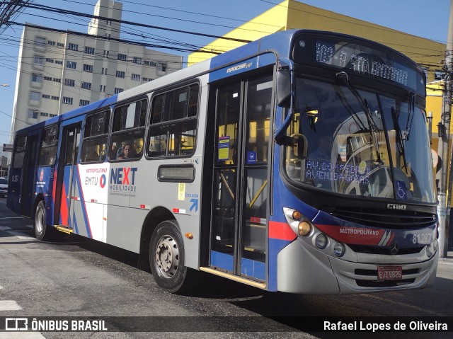 Next Mobilidade - ABC Sistema de Transporte 81.287 na cidade de Santo André, São Paulo, Brasil, por Rafael Lopes de Oliveira. ID da foto: 11125516.