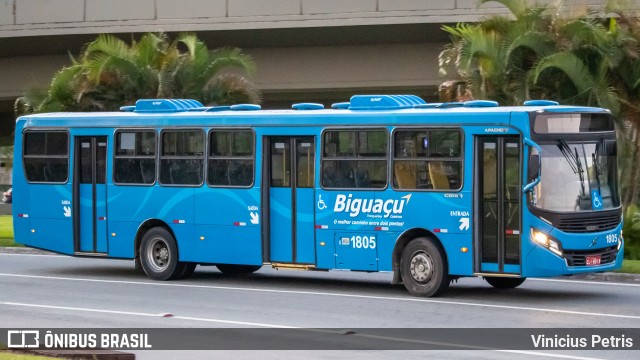 Biguaçu Transportes Coletivos Administração e Participação 1805 na cidade de Florianópolis, Santa Catarina, Brasil, por Vinicius Petris. Número da foto: #11125846.