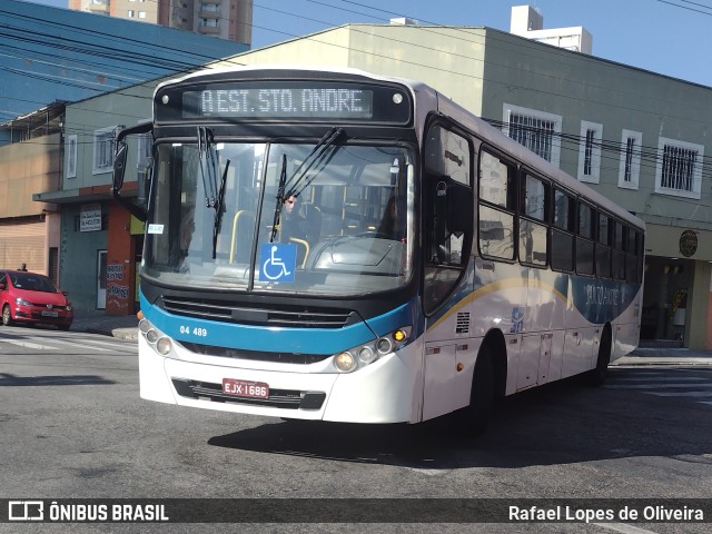 ETURSA - Emp. de Transp. Urbano e Rodoviário de Santo André 04 489 na cidade de Santo André, São Paulo, Brasil, por Rafael Lopes de Oliveira. Número da foto: #11125526.