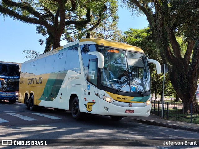 Empresa Gontijo de Transportes 18045 na cidade de Curitiba, Paraná, Brasil, por Jeferson Brant. ID da foto: 11126735.