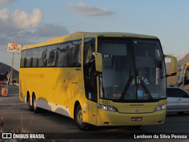 Viação Itapemirim 9521 na cidade de Taquaritinga do Norte, Pernambuco, Brasil, por Lenilson da Silva Pessoa. ID da foto: 11126886.