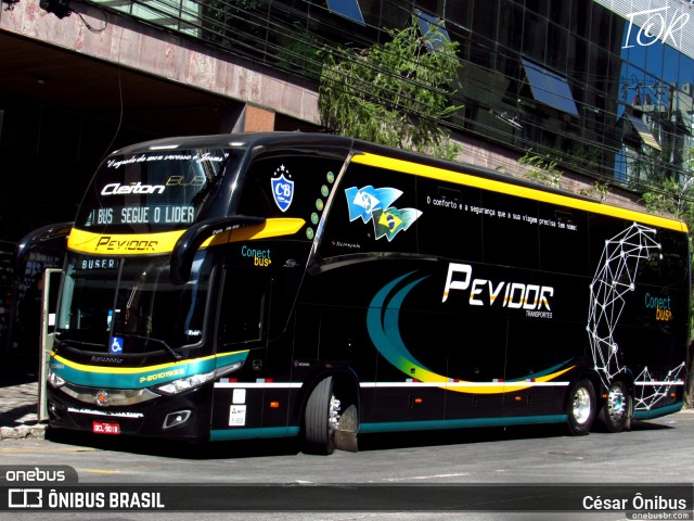 Pevidor Transportes P-20101933 na cidade de Belo Horizonte, Minas Gerais, Brasil, por César Ônibus. ID da foto: 11126558.