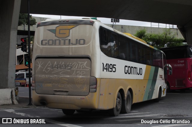 Empresa Gontijo de Transportes 14195 na cidade de Belo Horizonte, Minas Gerais, Brasil, por Douglas Célio Brandao. ID da foto: 11125259.